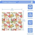 thumbnail image 4 of Beautiful Roses Flower Washcloth 12x12in Set, 2 Pack Absorbent Cotton Towel Square Kitchen Dishes Towels, Soft Cleaning Face Hand Towel Fast Drying Wash cloth, 4 of 7