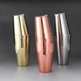 thumbnail image 3 of CNV Luxury Metallic Boston Shaker Set, Premium 304 Steel Two-Piece Drink Mixer for Professionals and Enthusiasts, 3 of 6