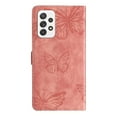 thumbnail image 2 of Compatible avec Samsung Galaxy A52 5G/ 4G Étui Embossé Papillon avec Portefeuille et Support, 2 of 5