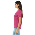 thumbnail image 3 of Bella Canvas 6405 Missy Jersey T-Shirt à Manches Courtes à Col en V, 2TG, Baie, 3 of 3