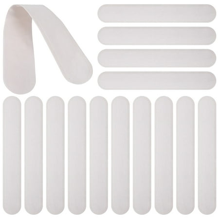

Artibetter 50pcs Hat Sweat Pad Collar Dust Guard Tape Caps Sweat Absorbing Sheet Sweatband (White)