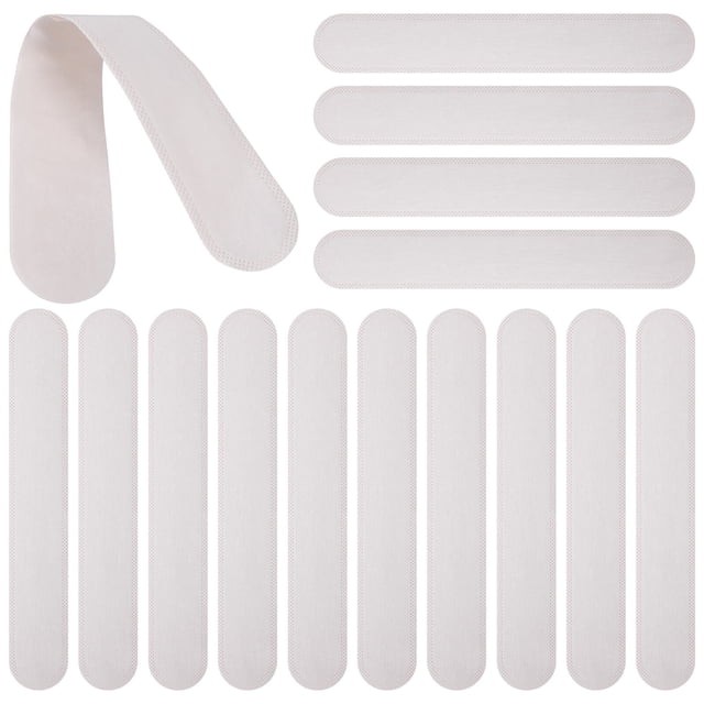 Artibetter 50pcs gat de sudor sudor collar de cuello de polvo tapas de la cinta del sudor de sudor de la banda de sudor (blanco)