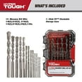 thumbnail image 4 of Hyper Tough 13-Piece Masonry Bit Set in Click Fit™ Case, 4 of 15