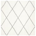 thumbnail image 2 of SAFAVIEH Parma Eglantine Geometric Shag Area Rug, Cream/Grey, 3' x 3' Square, 2 of 9