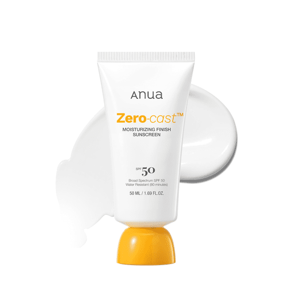 Anua - Zero-Cast Moisturizing Finish Sunscreen SPF 50 (50ml)