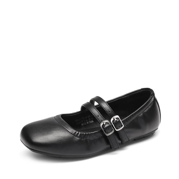 DREAM PAIRS Girls Mary Jane Dress Shoes Slip On Ballet Flats for Wedding Party and School