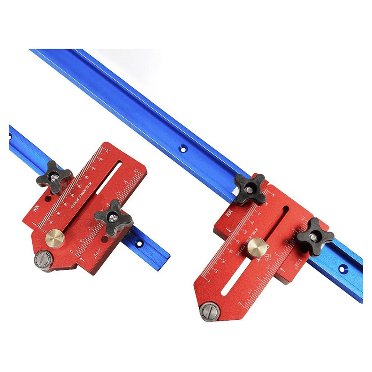 Extended Thin Rip Jig Table Saw Guide for Repeat Narrow Strip Cuts Works with Router Band