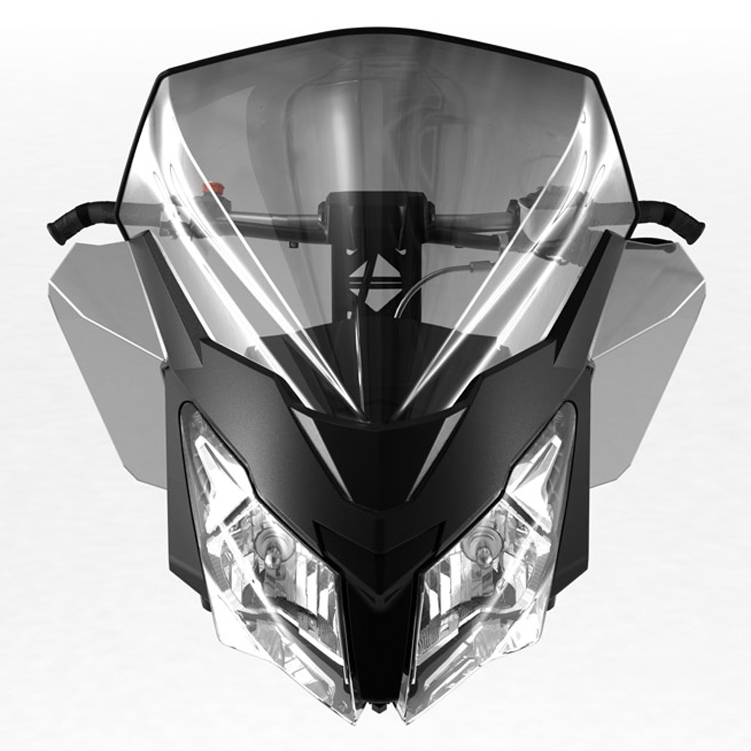 SkiDoo New OEM High Tall Windshield Kit 18" Smoke Tint REVXM, REVXS