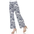 thumbnail image 3 of White Mark Women's Floral Paisley Palazzo Pants, 3 of 6