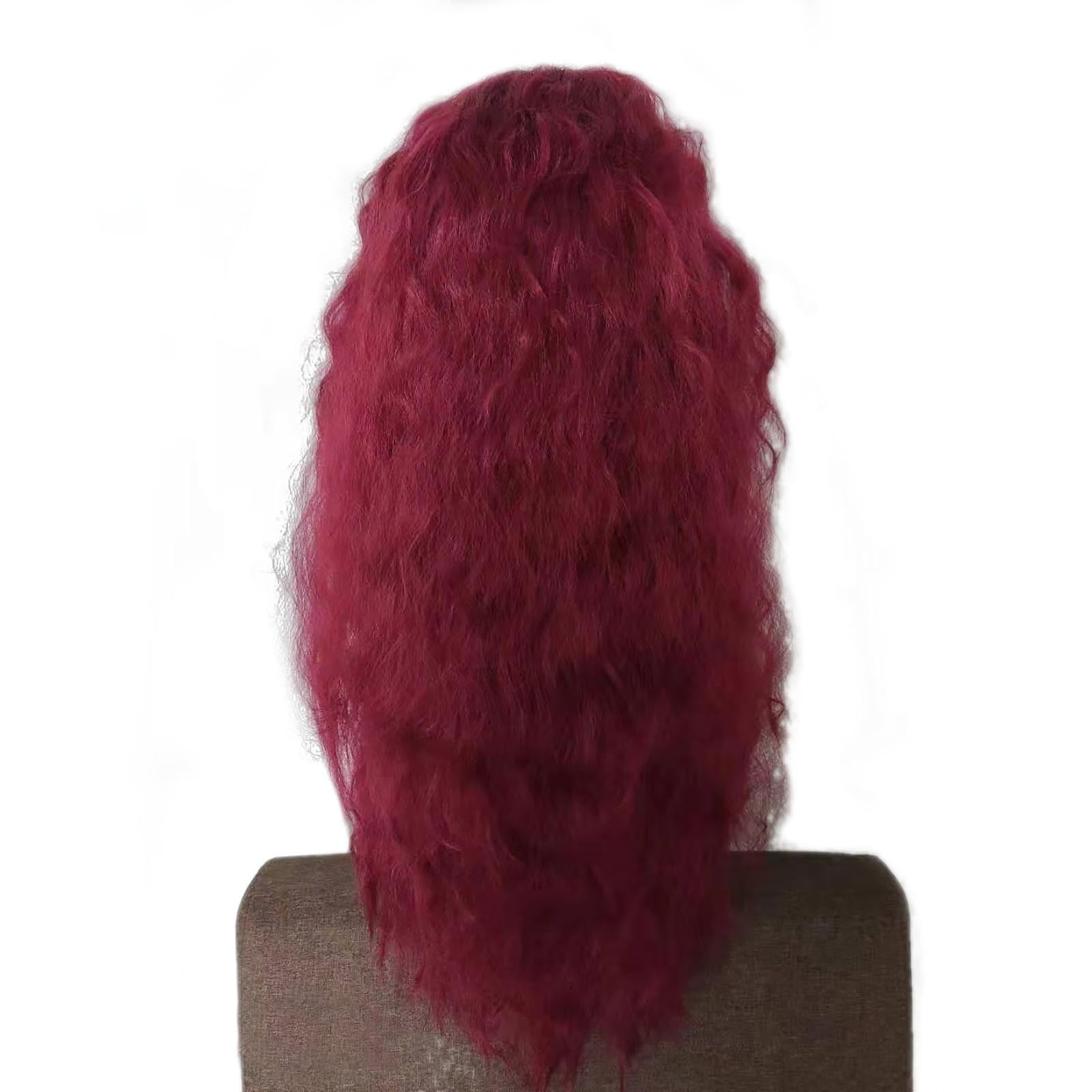 Weloille Wave Lace Closure Wigs Deep Curly Lace Front Wigs Human Hair Wigs for Black Women Glueless Wigs Human Hair Pre Plucked Deep Wave Peruvian Virgin Wet and Wavy Human Hair Wigs