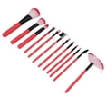thumbnail image 4 of Brocha de maquillaje, juego de 12 brochas de maquillaje, brocha para base, brocha para sombra de ojos, muy versátil, 4 of 8