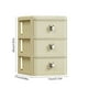 thumbnail image 3 of Organizador de Maquillaje de Plástico Caja de Almacenamiento con Cajones, Blanco, 17x13x14cm/20cm/26cm, Portacosméticos para Tocador, Encimera de Baño, para Cuidado de la Piel, Perfume, Esmalte de, 3 of 6