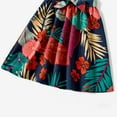 thumbnail image 5 of PatPat Family Matching Floral Off-Shoulder Belted Dress and Short Sleeve Colorblock T-shirt Sets, Blue, Girl 6-7 Years, 5 of 7