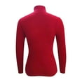 thumbnail image 4 of Oplxuo Turtleneck Sweaters for Women Basic Solid Pullover Casual Fitted Long Sleeve Knitted Layering Sweater Tops, 4 of 4