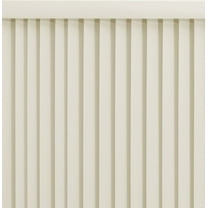 Vertical Hard Window Patio Blinds - Alabaster, 84" L x 78" W Plain & 3-1/2-Inch Vane - Easy Installation for All Patio Doors, Hardware Included - Aluminum Track for Durability, Anti-Static Slats