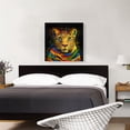 thumbnail image 2 of ARTCANVAS Leopard Africa Cat Canvas Art Print - Size: 26" x 26" (0.75" Deep), 2 of 9