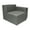 Dark Gray, variant on EMMA + OLIVER Modern Fabric Foam Hardwood Polyester Armchair, Gray