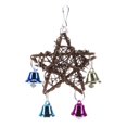 thumbnail image 1 of Tmvgtek Pentagram Star Rattan Bird Cage Toy Parrot Stand Holder W / Bells Wind Chime Tmvgtek Oficina Multiescena Multifunción, 1 of 6
