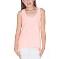 thumbnail image 2 of Kavio! Big Girls 7-16 Jersey Scoop Neck High Low Tank Ice Green M, 2 of 3