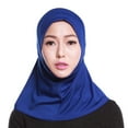 thumbnail image 5 of HeroNeo Womens Muslim Cotton Mini Hijab Head Scarf Solid Color Full Cover Inner Cap Isla, 5 of 19