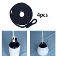 thumbnail image 6 of 4Pcs Boat s Bumpers, Boat Lines, Boat Accessories Inflatable Marine Bumpers Rope Bumpers Lines for Docking, Yacht, Sailboats Black, 6 of 8