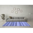 thumbnail image 3 of Ahgly Company Machine Washable Indoor Rectangle Southwestern Blue Country Area Rugs, 8' x 12', 3 of 4