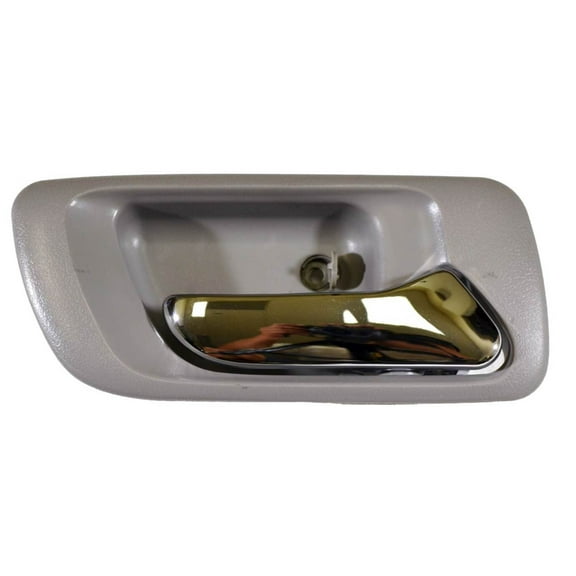 PT Auto Warehouse HO-2580MG-RR - Inner Interior Inside Door Handle, Gray Housing with Chrome Lever - Passenger Side Rear