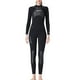 thumbnail image 1 of DivaSail Wetsuits Traje de buceo Ultrathin Secado rápido Pantalones de manga larga Cuerpo completo Traje de baño Jumpsuit Deportes transpirables Pieles de buceo Mujeres Negro 【XXL】 Scienceny OD003280-10, 1 of 7