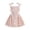 G10-Pink, variant on Rhuody Girls Dress Sleeveless Springtime Striped Pleated With Tie Strap Bodice – Playful Party Or Everyday Dress For Little Princesses Retro Playsuit