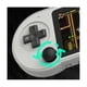 thumbnail image 2 of Consola de juegos portátil SF2000 + 2 asas integradas, 6000 juegos, miniconsolas clásicas de 3 pulgadas, compatible con AV O, gris y blanco, gris y blanco, 2 of 5