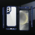 thumbnail image 6 of for Samsung Galaxy S25+ Case Clear, [Wireless Charging][Anti-Yellowing][Military-Grade Protection] Hybrid Clear Back Shockproof Slim Magnetic Phone Case for Samsung Galaxy S25+,Darkblue, 6 of 7
