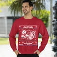 thumbnail image 3 of Christmas Sweatshirt, All I Want For Christmas Is My Airman Home Military Sweatshirt, Patriotic US Air Force Ugly Holiday Jumper, Emotional Soldier Support Gift for Families & Veterans, 3 of 5