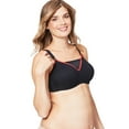 thumbnail image 2 of Cake Maternity Zest Nursing Sports Bra for Breastfeeding, Sports Maternity Bra, Black, 32GG UK / 32J US, 2 of 6