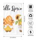 thumbnail image 2 of Fotbe Hello Spring Sunflower Gnomes Toalla Premium con Patrón, Toalla de Microfibra de Secado Rápido, Ligera y Altamente Absorbente (27.5x16in), Ideal para Uso Diario, 2 of 6