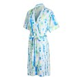 thumbnail image 2 of Richie House Women Kimono Robes Short Knit Bathrobe Vneck Casual Lounge Sleepwear S-2XL RHW4034, 2 of 6