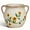 Sun-yellow, variant on BUYMAX Sage Green Ceramic Plant Pot, Vintage Two-Handle Flower Pot with Drainage Hole for Herbs & Succulents, Indoor Outdoor Farmhouse Decor