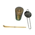thumbnail image 2 of Tnarru Japanese Matcha Tea Set Bamboo Tea Matcha Tools Accessories Matcha Tea Ceremony Kit Stainless Steel for Tea Room 3pcs, 2 of 8