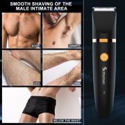 HATTEKER 3-in-1 Men's Body Hair Trimmer, Beard Trimmer, Nose Hair Trimmer, Hair Clipper Multigrooming Set with Attachments Waterproof