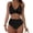 Black, variant on Women's Tankini Swimsuits,Straps Bathing Suit 2026 Retro Swimsuit Push Up Twist Front Ruched Bathing Suit Summer Beach Swim Bathing Suits Swim Dress Hot Pink XL