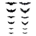 thumbnail image 1 of Murciélagos Decoración de Pared Suministros para Fiestas Decoración de Halloween Pegatinas Decorativas de Pared para Hacer Tú Mismo 12 piezas, 1 of 9