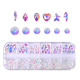 thumbnail image 3 of Nail Art Rhinestone Nail Art Crystal, Multi Shape Flat Nail Art Diamond Gemstone MFZFUKR CPB-US-CJZ336-10, 3 of 5