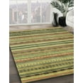 thumbnail image 3 of Ahgly Company Machine Washable Indoor Rectangle Abstract Metallic Gold Area Rugs, 5' x 7', 3 of 7