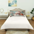 thumbnail image 6 of JSTEL Christmas Snowman Candy Satin Pillowcase Queen Size Pillow Cases Envelope Closure Bed Pillow Cover, 20 x 30 inch, 6 of 9
