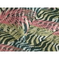 thumbnail image 3 of Ambesonne Tropical Boho Quilted Coverlet 3 Pcs, Hawaii Vibes Palms, King Size, Hot Pink and Pistachio Green, 3 of 4
