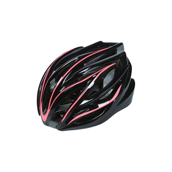 Casco de seguridad Wosthever ligero y ajustable para ciclismo PC EPS negro rojizo tamaño libre