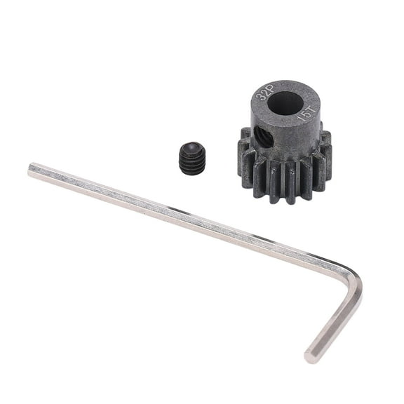 15T 0.8Mod Metal Pinion Motor Gear Set Compatible for Granite 1/10 Remote Control Car Series