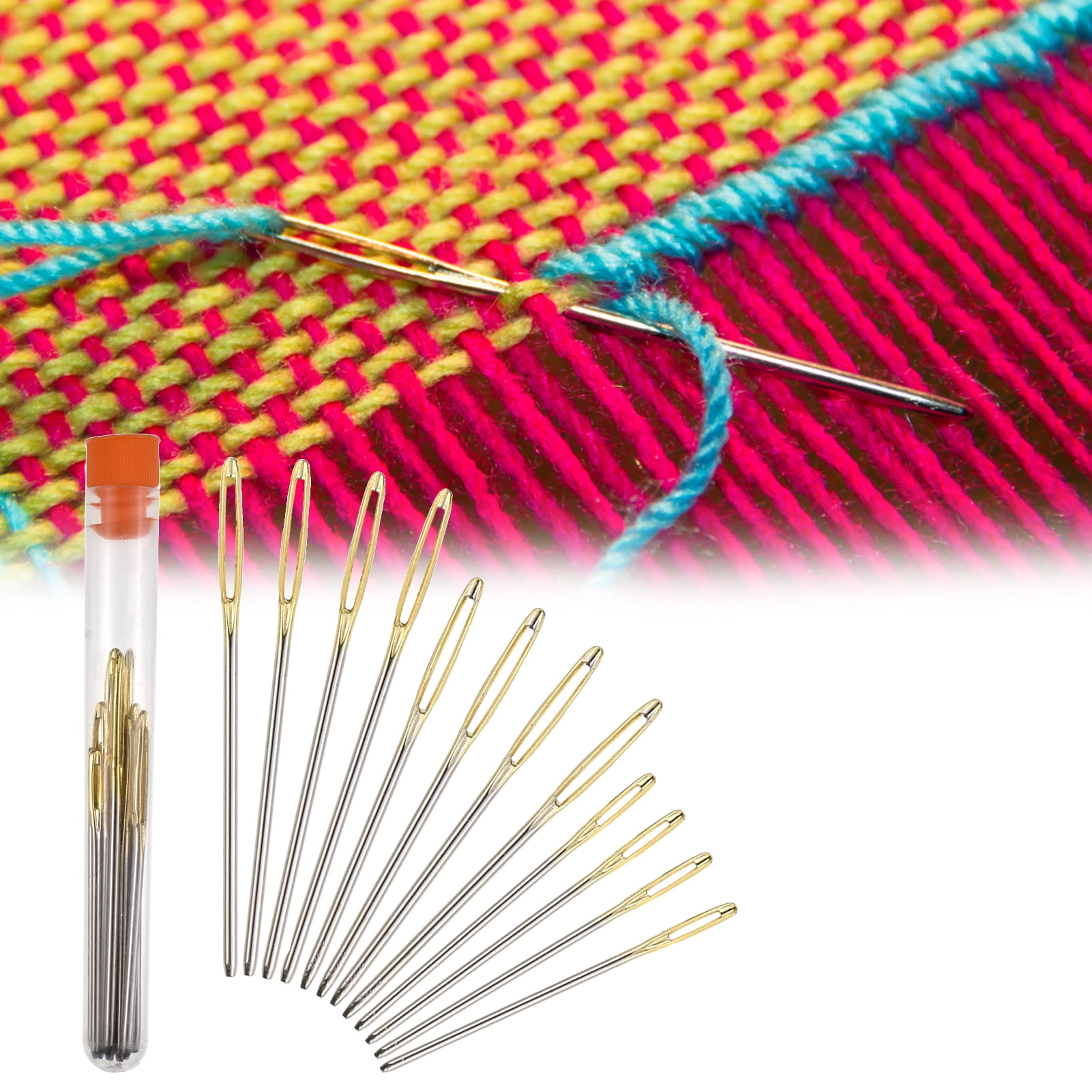 12Pcs Rust-proof Stainless Steel Sewing Needles with Nigeria Ubuy