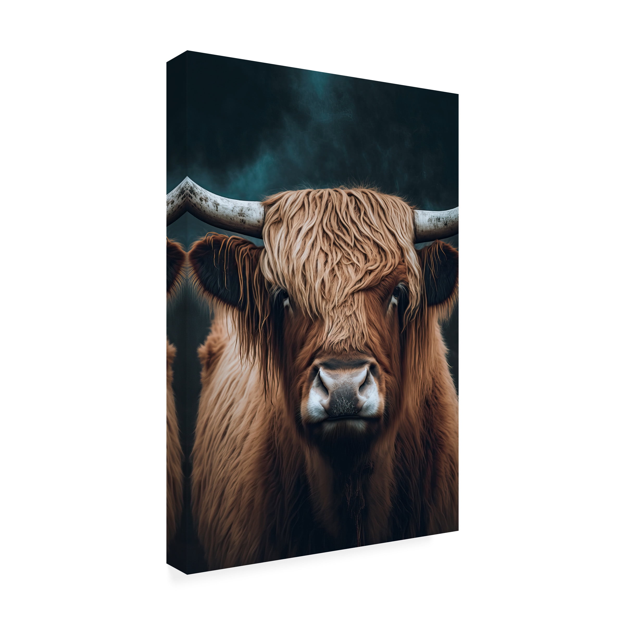 Treechild 'Highland Cow' Canvas Art
