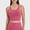 Hot Pink, variant on Women's Sports Bras No Wire-Serie Under $10 Thin Shoulder Strap Shock-absorbing Running Fitness Beautiful Back Yoga Gathering Sports Bra