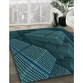 thumbnail image 2 of Ahgly Company Indoor Rectangle Patterned Dark Cyan Green Area Rugs, 7' x 10', 2 of 6